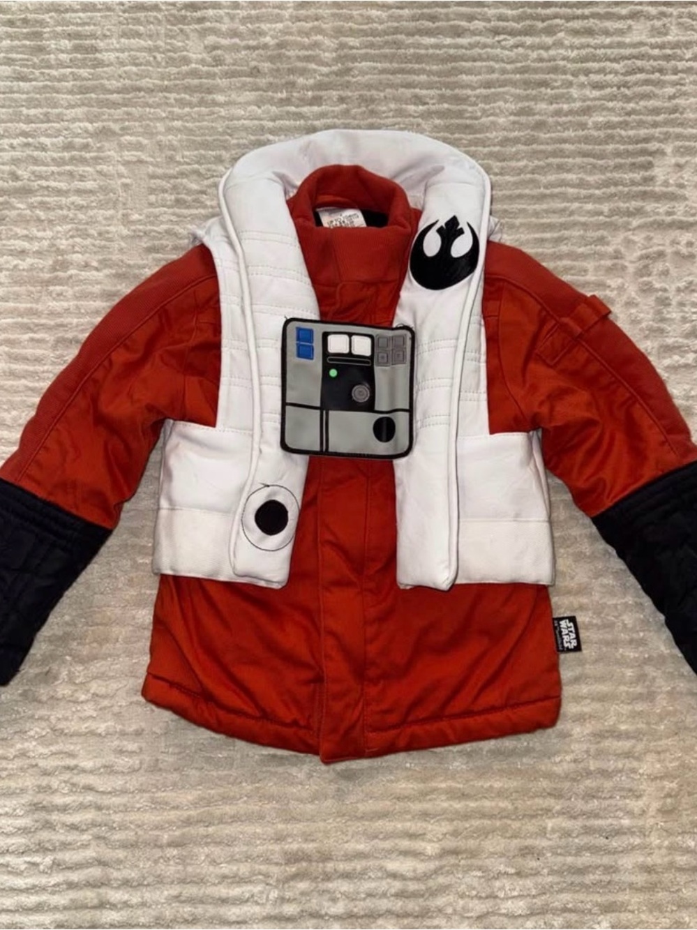Disney Red and White Starfighter Pilot Kids Jacket